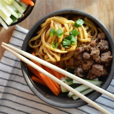  난징 짜장면: 매콤하고 진한 맛으로 입안을 사로잡는 중국의 정통 짜장면